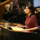 Nikki Haley speaks on the floor of the General Assembly on Dec. 21, 2017, in New York City. (Spencer Platt/Getty Images)